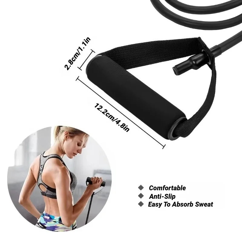 Multi-level workout resistance bands for men and woman