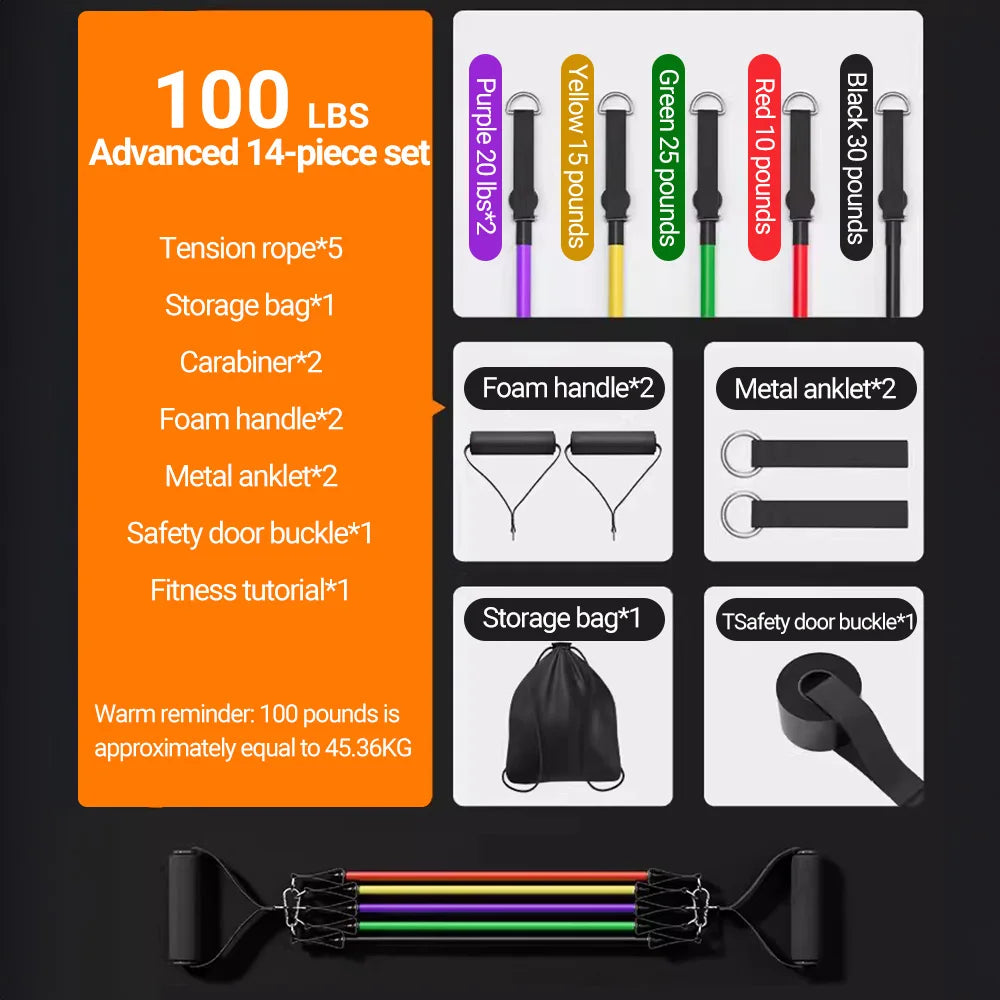 Pull Rope Bodybuilding Resistance Bands