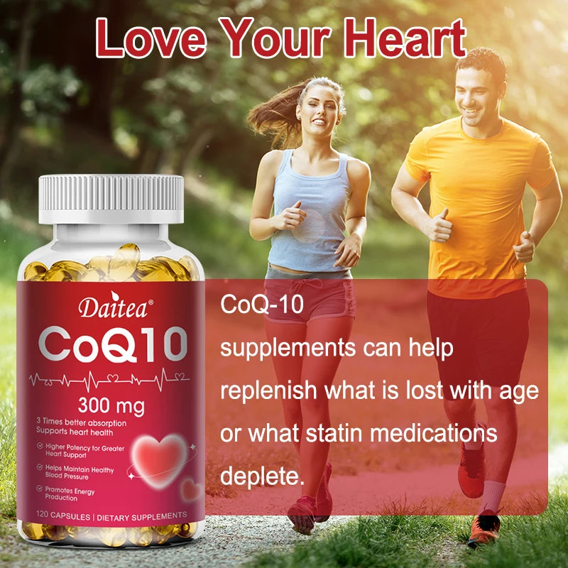 CoQ10 300mg Super 3x Absorption, Antioxidant, Heart Health and Energy
