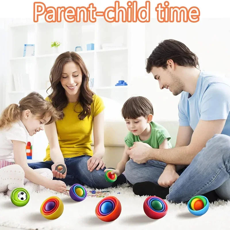 3D Rotation Ball Fidget Sensory Hand Fidget Spinner