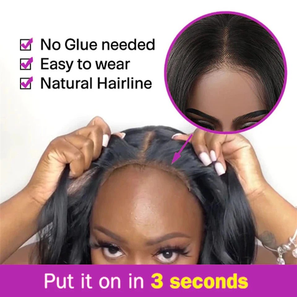 Bone Straight Short Bob Wigs.