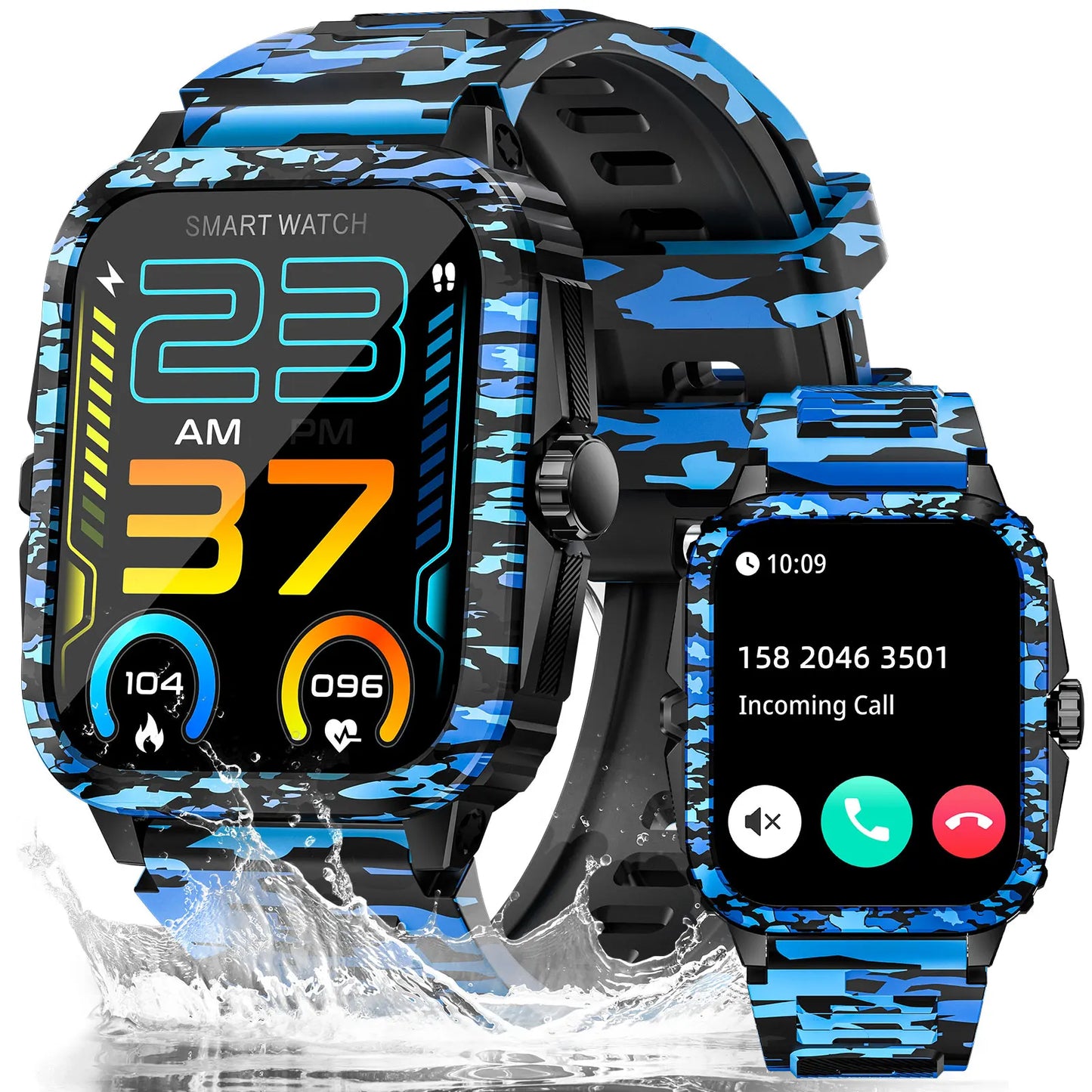 Men Smart Watch Waterproof Fitness Tracker