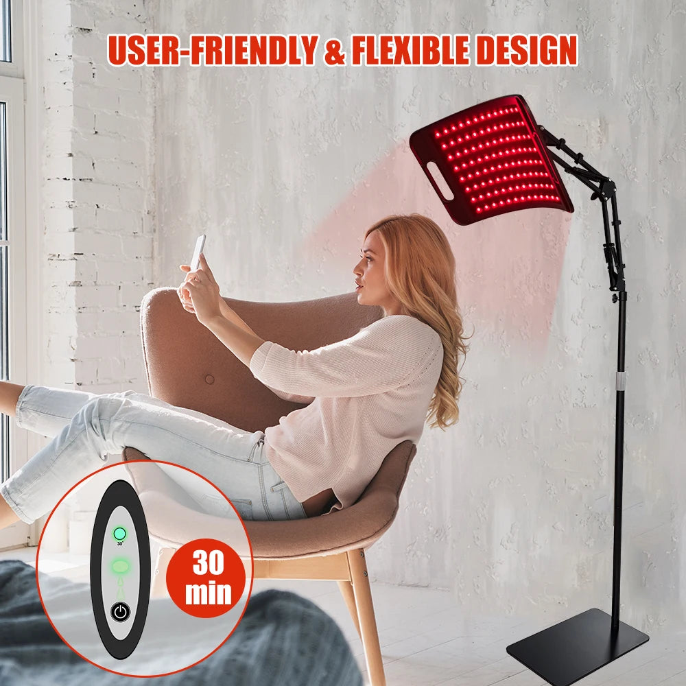 Red Light Lamp For Face and Body Infrared Light Panel
