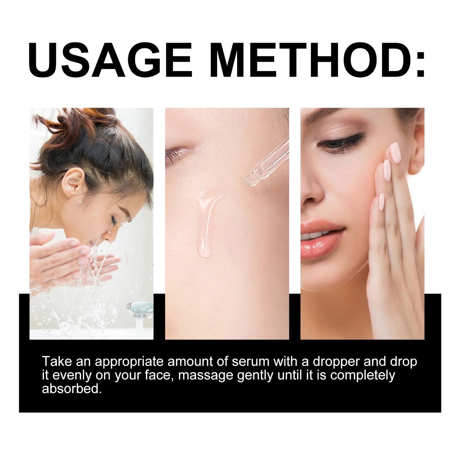 Vitamin C Nourish Face Serum Reduce Fine Line and Wrinkles.