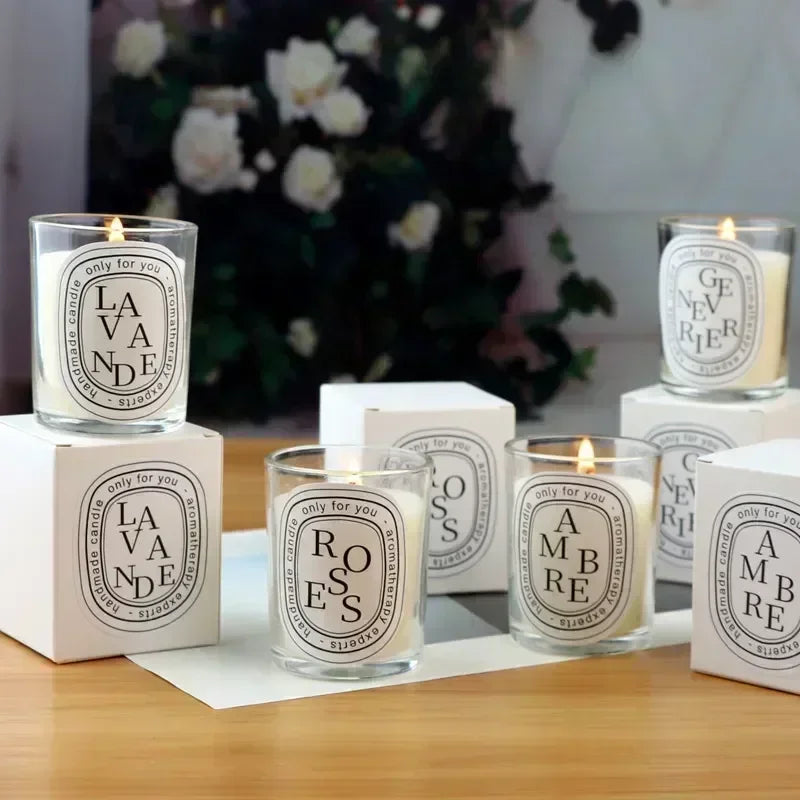 Romantic Transparent Scented Fragrance Candle.
