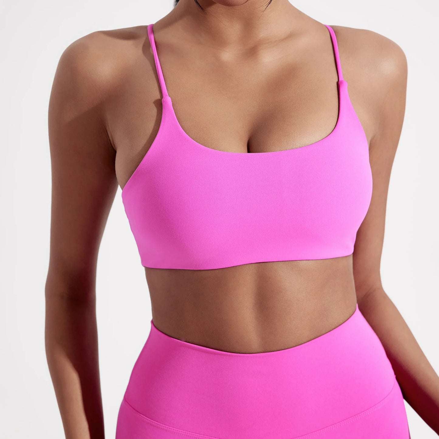 Cross Back Women Fitness Sports Bra.