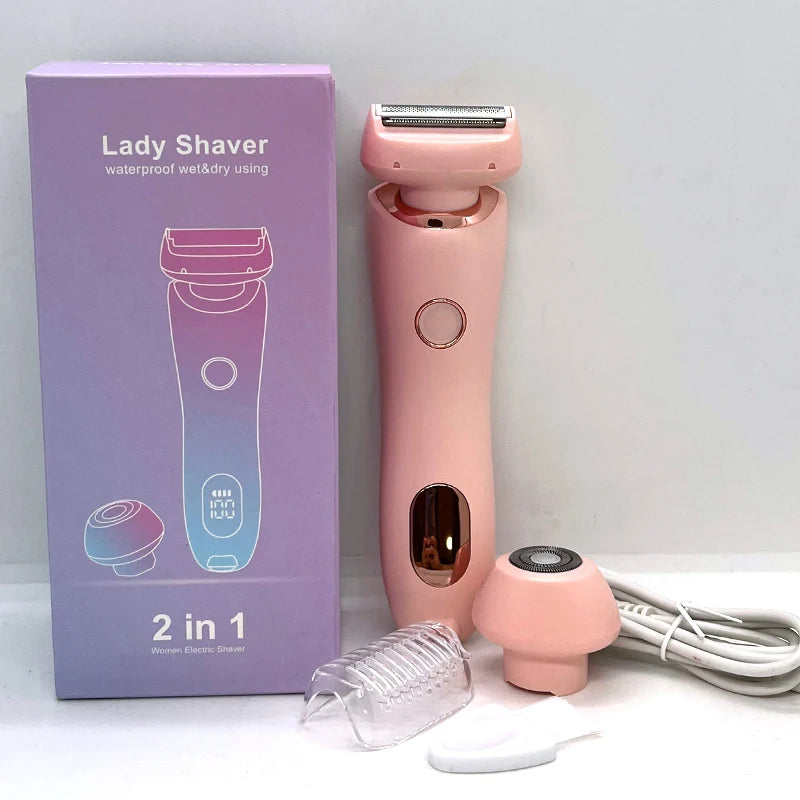 Electric Razors for Women 2 In 1 Bikini Trimmer.