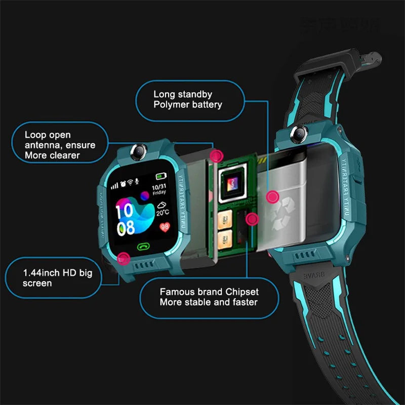Kids Smart Watch Waterproof and Children GPS Tracker.