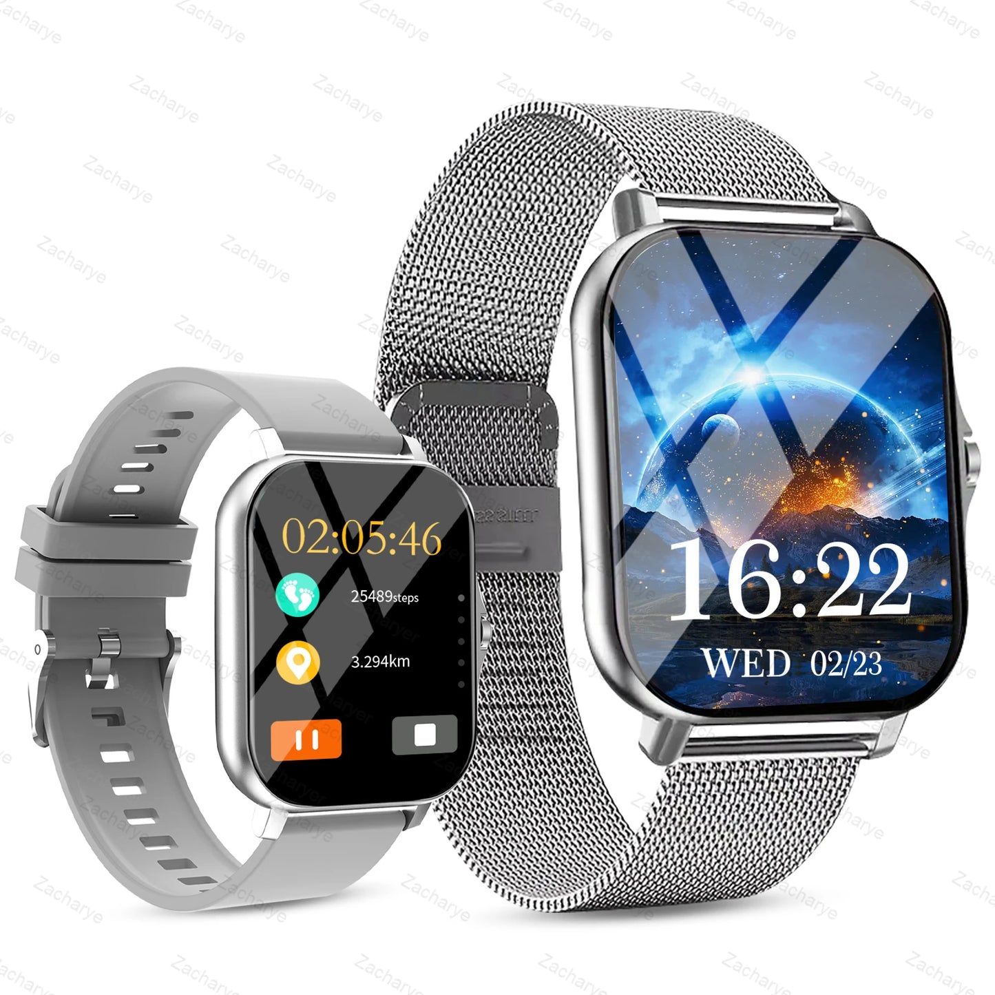 smart watch multiple sports and, weather notification,