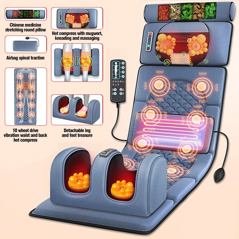 Massage Mattress Electric Vibrating Heating Infrared Massager