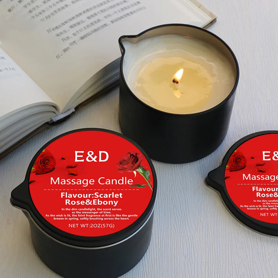 Massage Oil Candle, for Stress Relief.