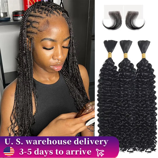 40 Inch Colored Water Deep Wave Curly Human Hair