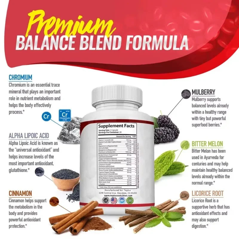 Vitamin C, Vitamin E Supplement, Blood Sugar Complex,