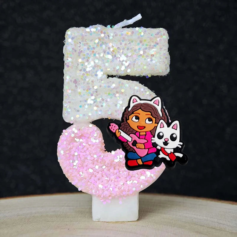 Gabby's Dollhouse Candle Numbers.