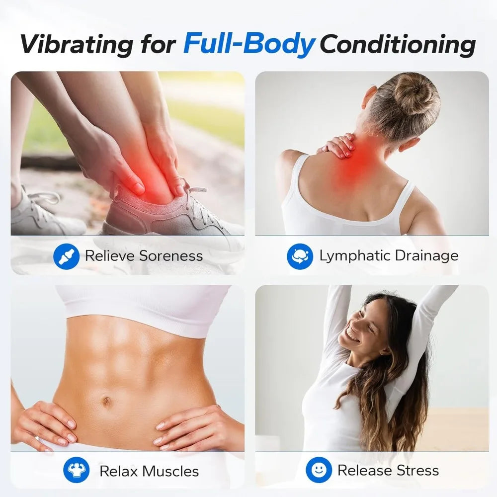 Vibration Plate Exercise Machine, Whole Body Workout.