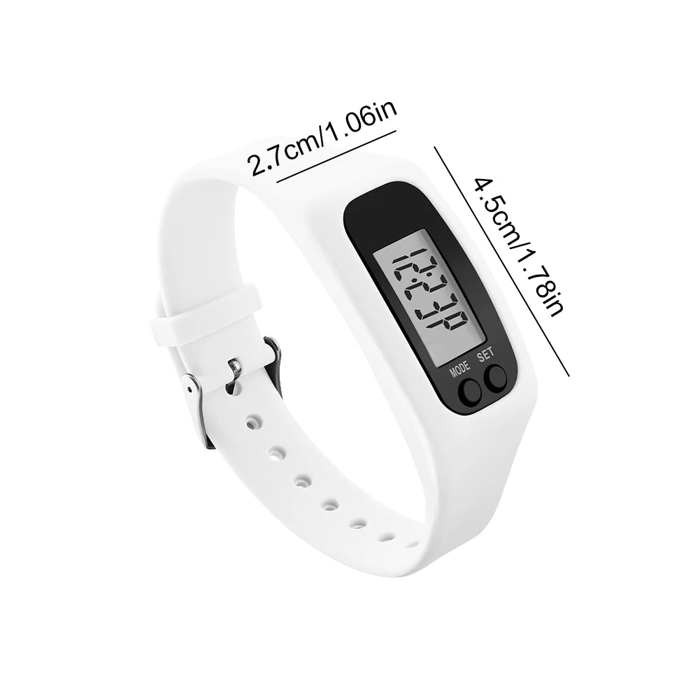 LED Pedometer Bracelet Wrist Calorie Counter