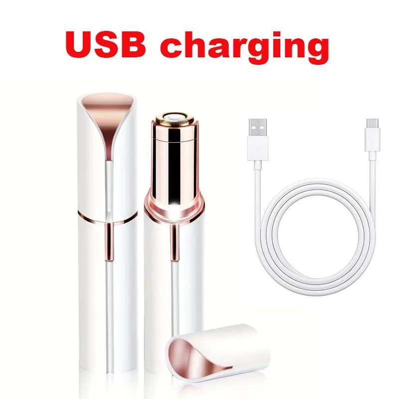 Portable Lipstick Shaped Electric Hair Remover.