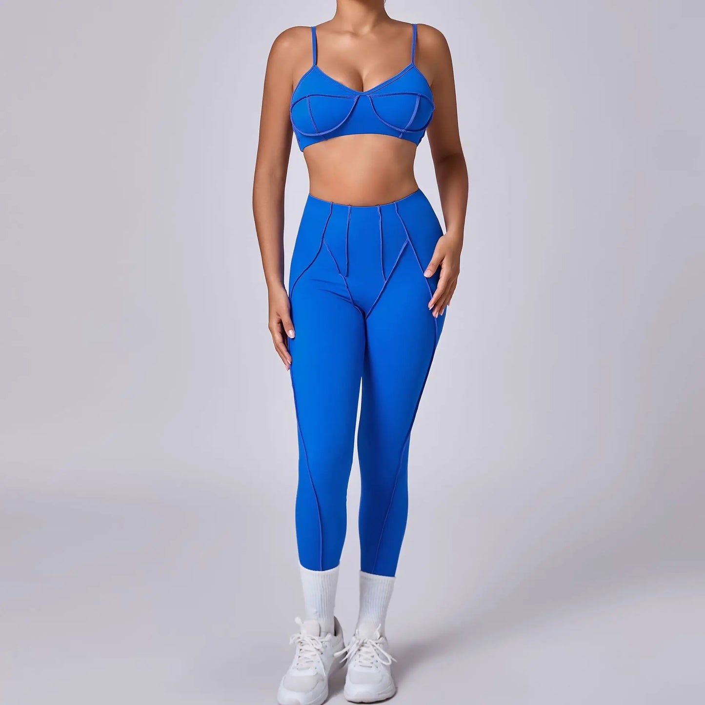 Seamless Yoga Sets High Waist Hip-lifting Leggings Sets for Women