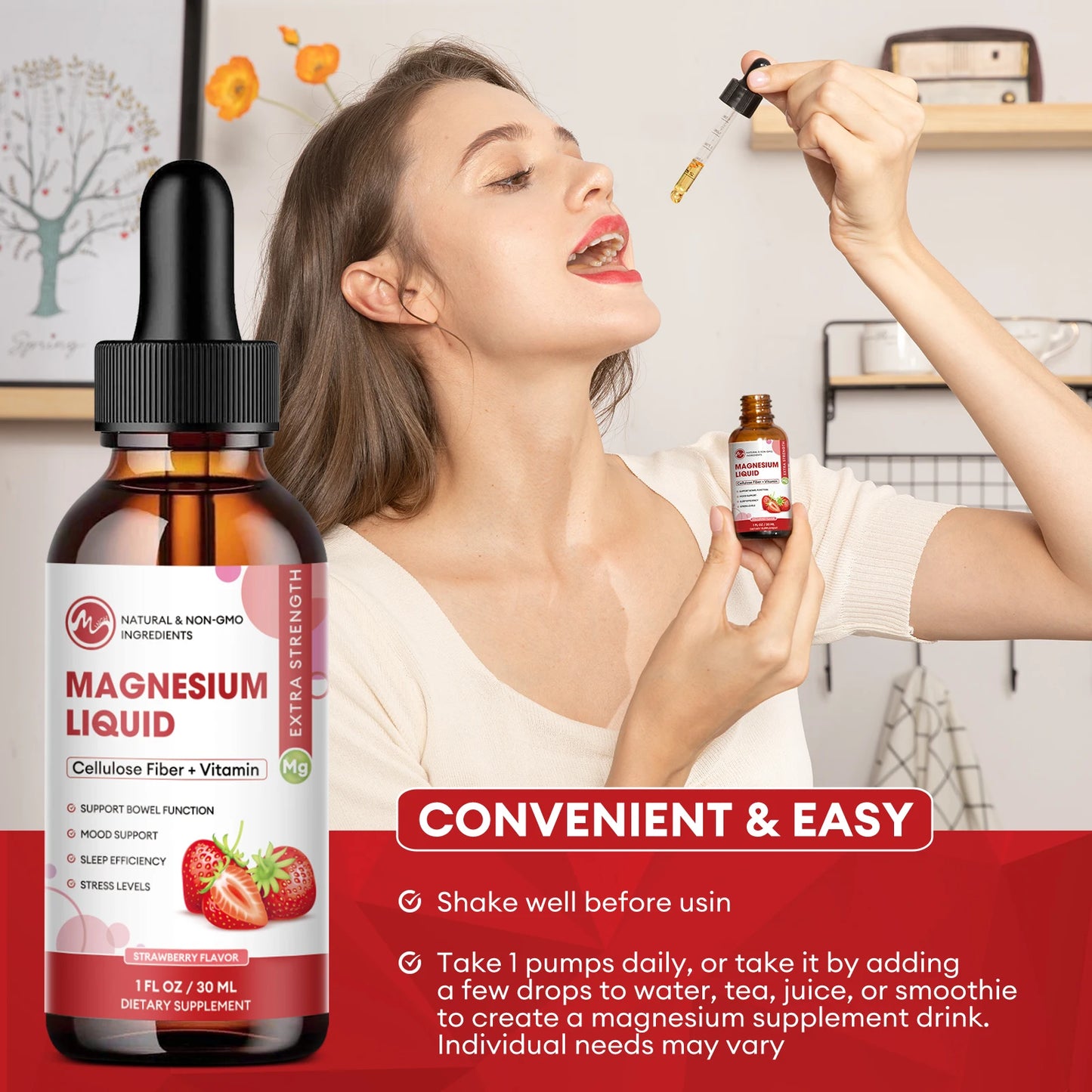 Magnesium Glycinate Liquid Drops.
