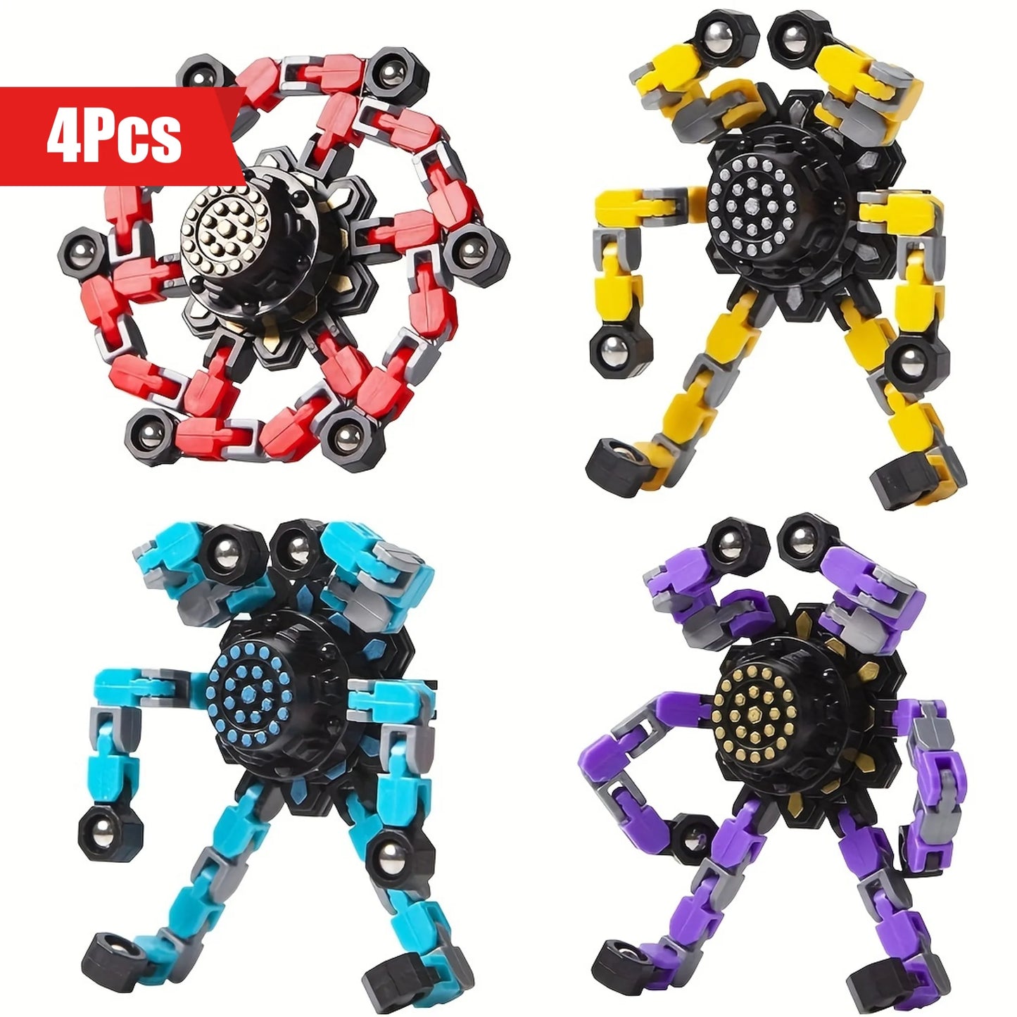 Transformable Fidget Spinners for Kids