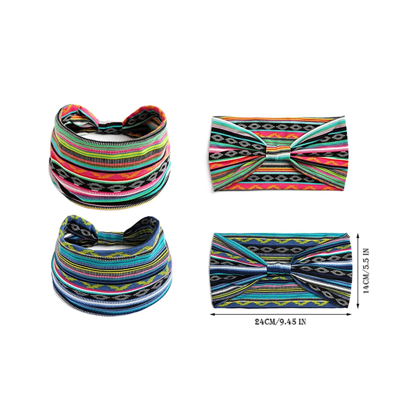 Fashion Wide Headbands Sweat-absorbent