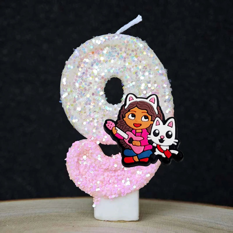 Gabby's Dollhouse Candle Numbers.