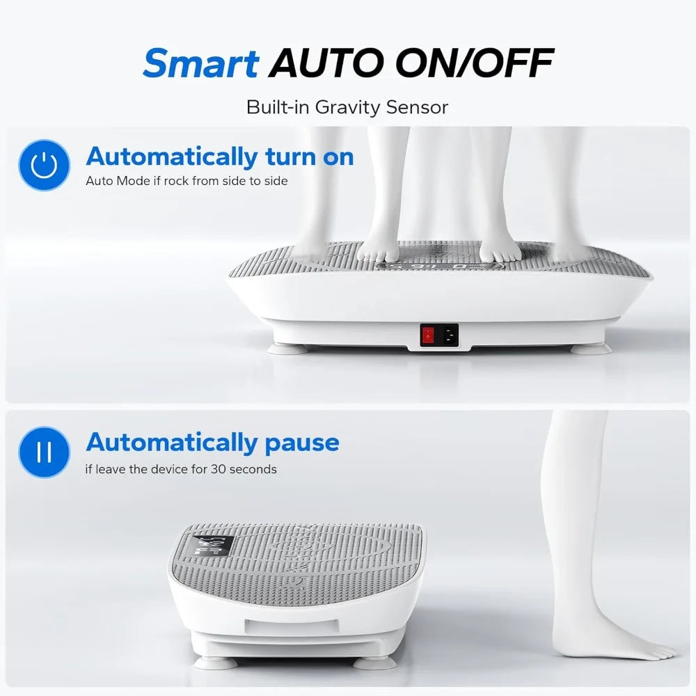 Vibration Plate Exercise Machine, Whole Body Workout.