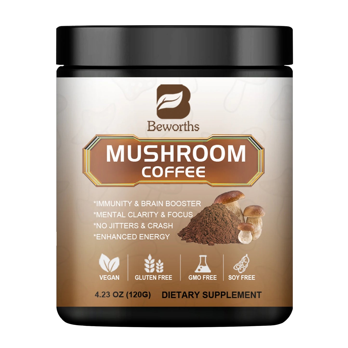 Mushroom Coffee 10 Mushroom Extract - for energy and immune support
