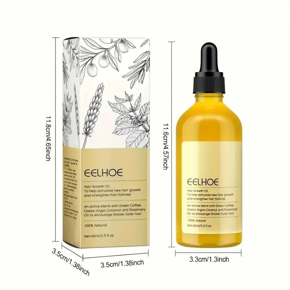Dense Hair Essential Oil fore Damage and Hair Loss