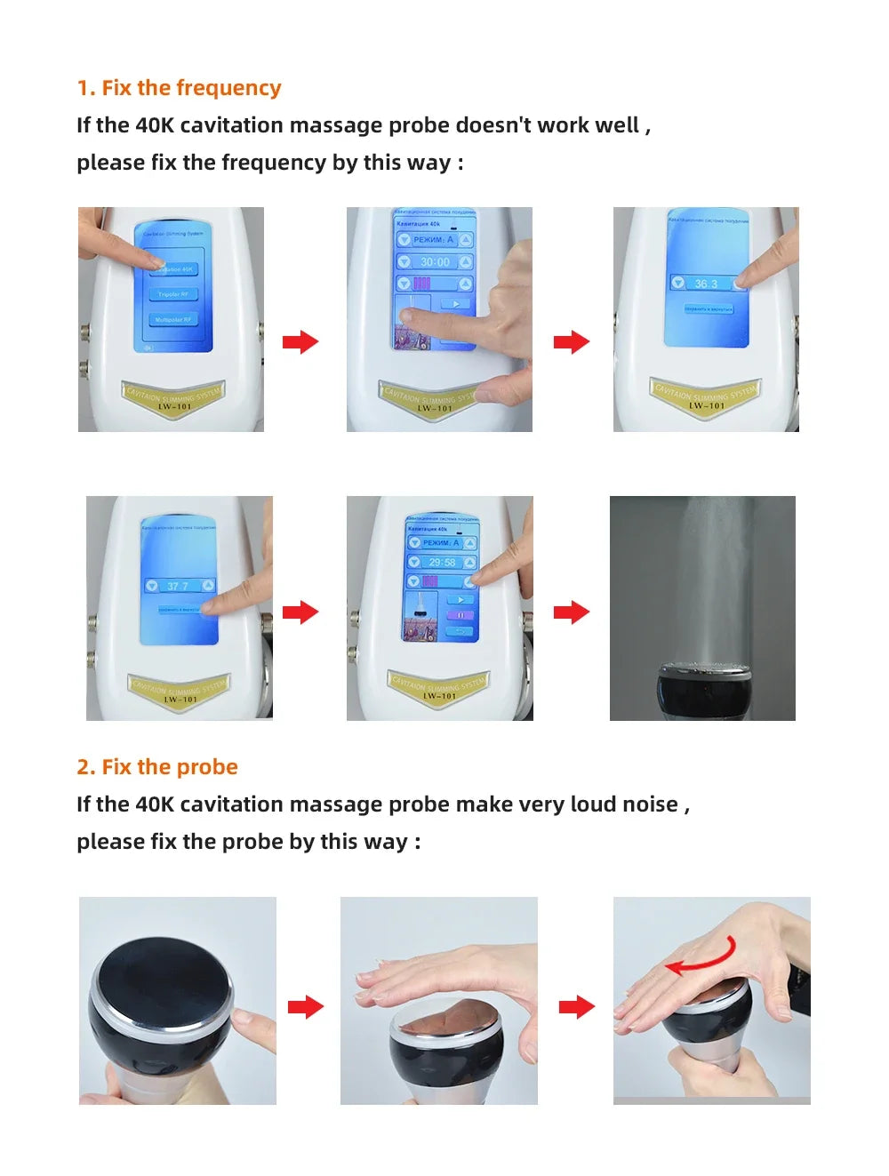 3-in-1 Vacuum 40K Slimming Cavitation Machine