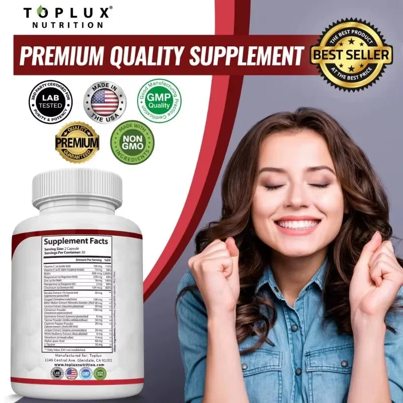 Vitamin C, Vitamin E Supplement, Blood Sugar Complex,