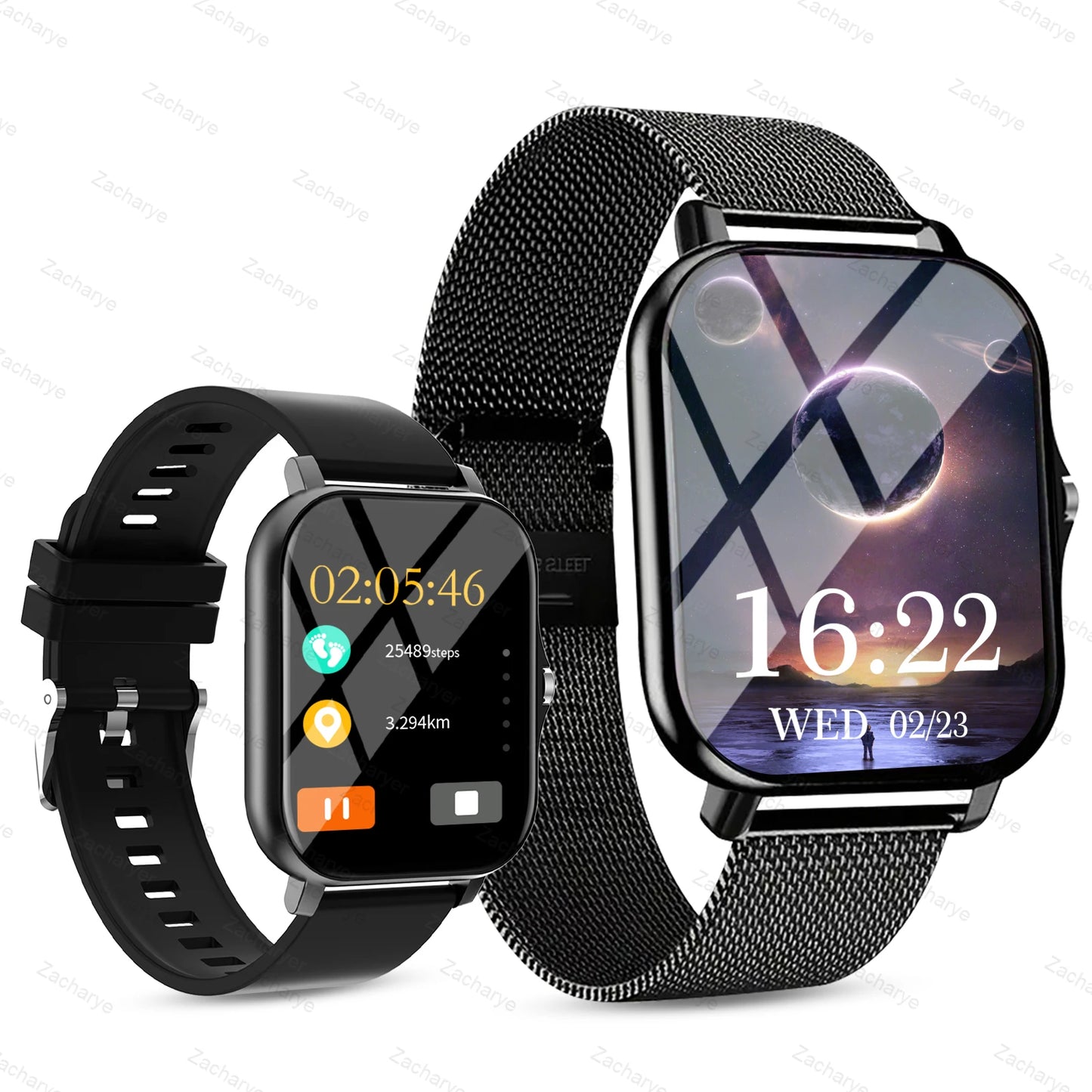 smart watch multiple sports and, weather notification,