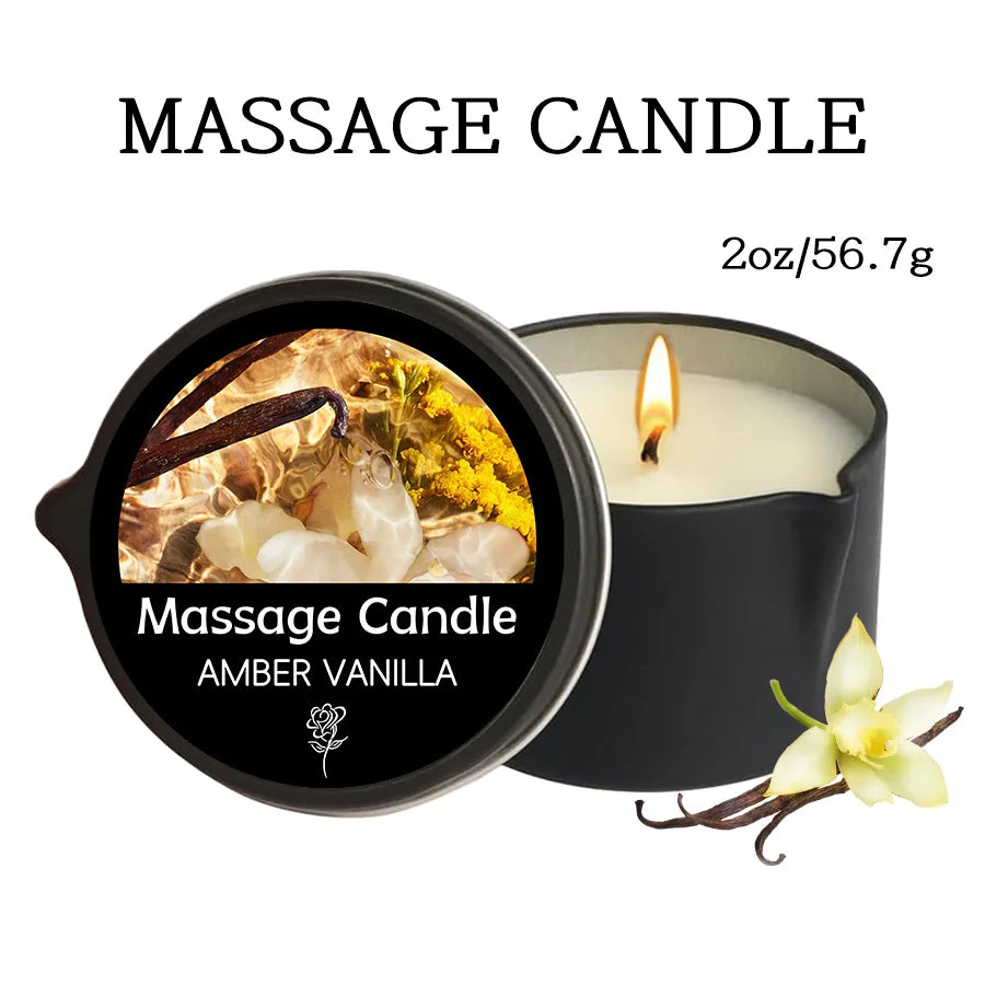 Massage Oil Candle, for Stress Relief.