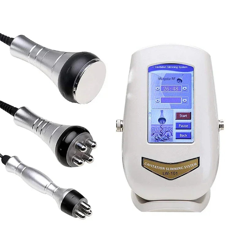 40K Ultrasonic Cavitation Slimming Machine 3 In 1 Skin Care
