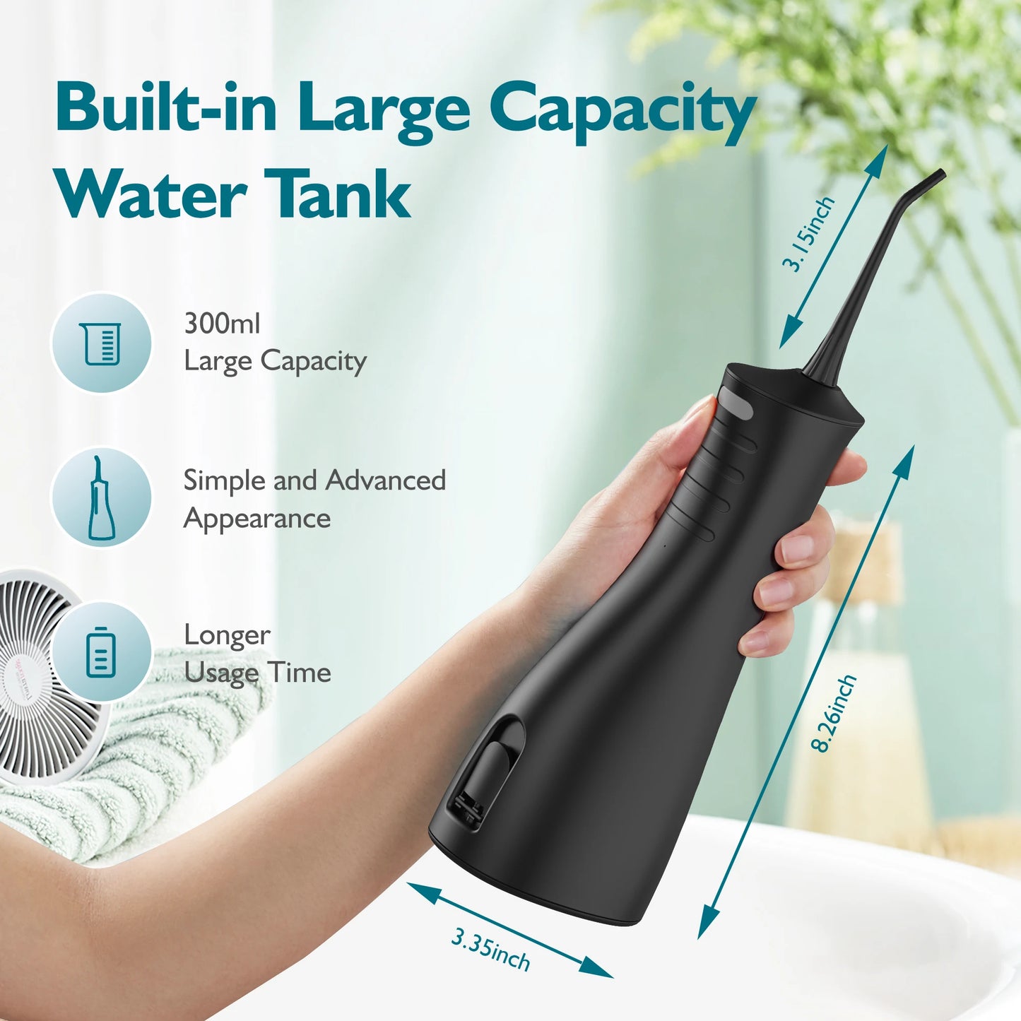 Sejoy Cordless Water Flosser for Teeth Cleaning