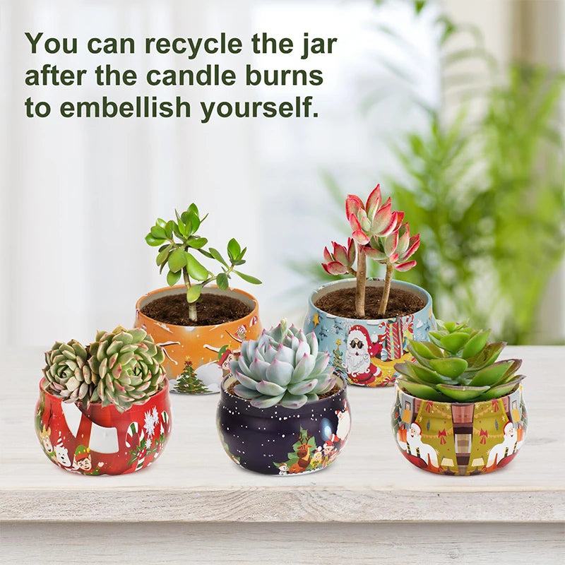 Christmas Scented Candles Set.