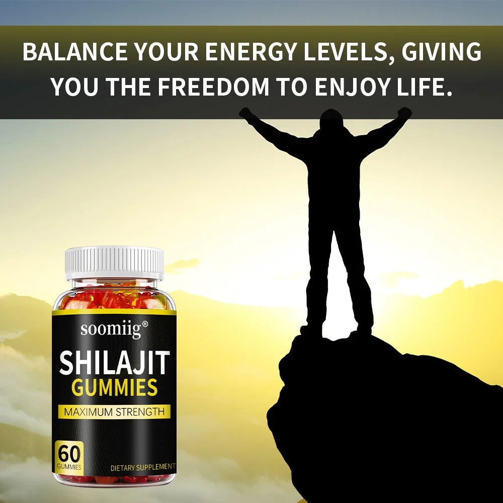 Shilajit gummies - improve energy and relieve stress