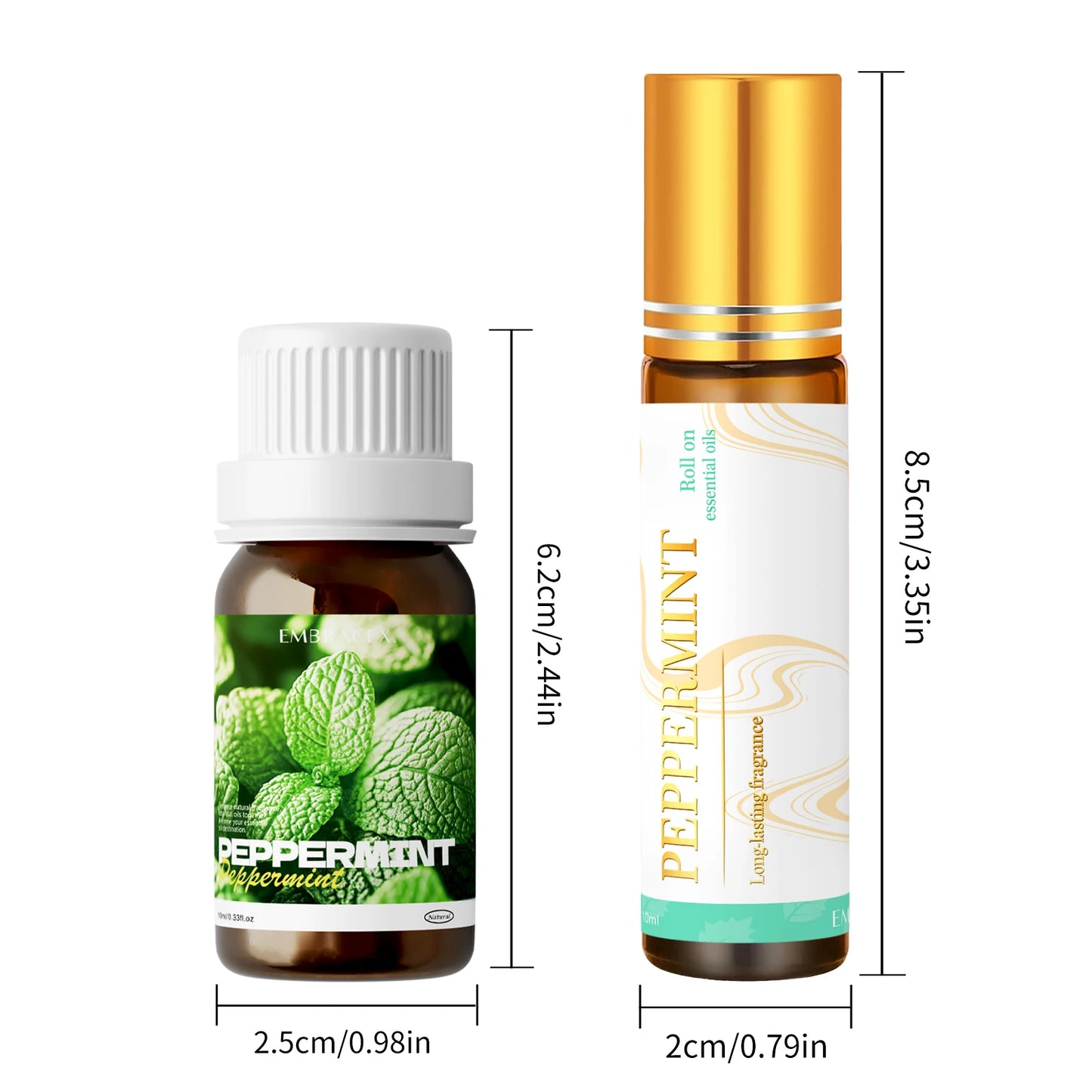 Peppermint Essential Oil Roller.