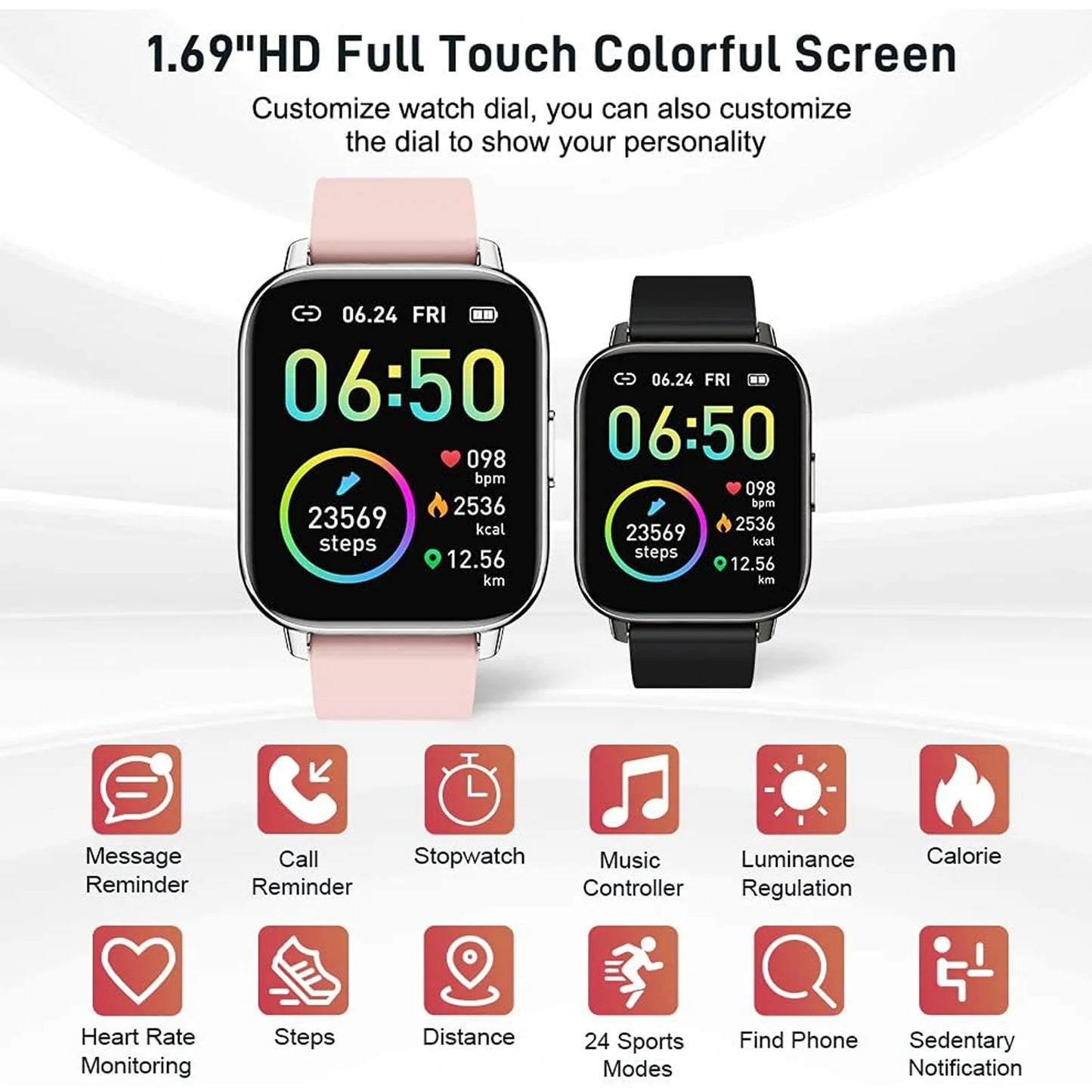 Smart Watch, Fitness Tracker for Men Women,