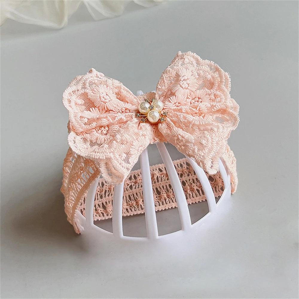 White Lace Baby Headband Newborn Hair Accessories