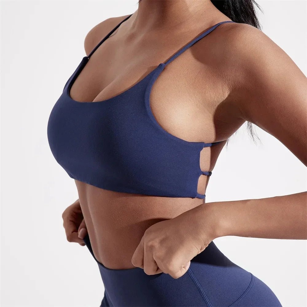 Cross Back Women Fitness Sports Bra.