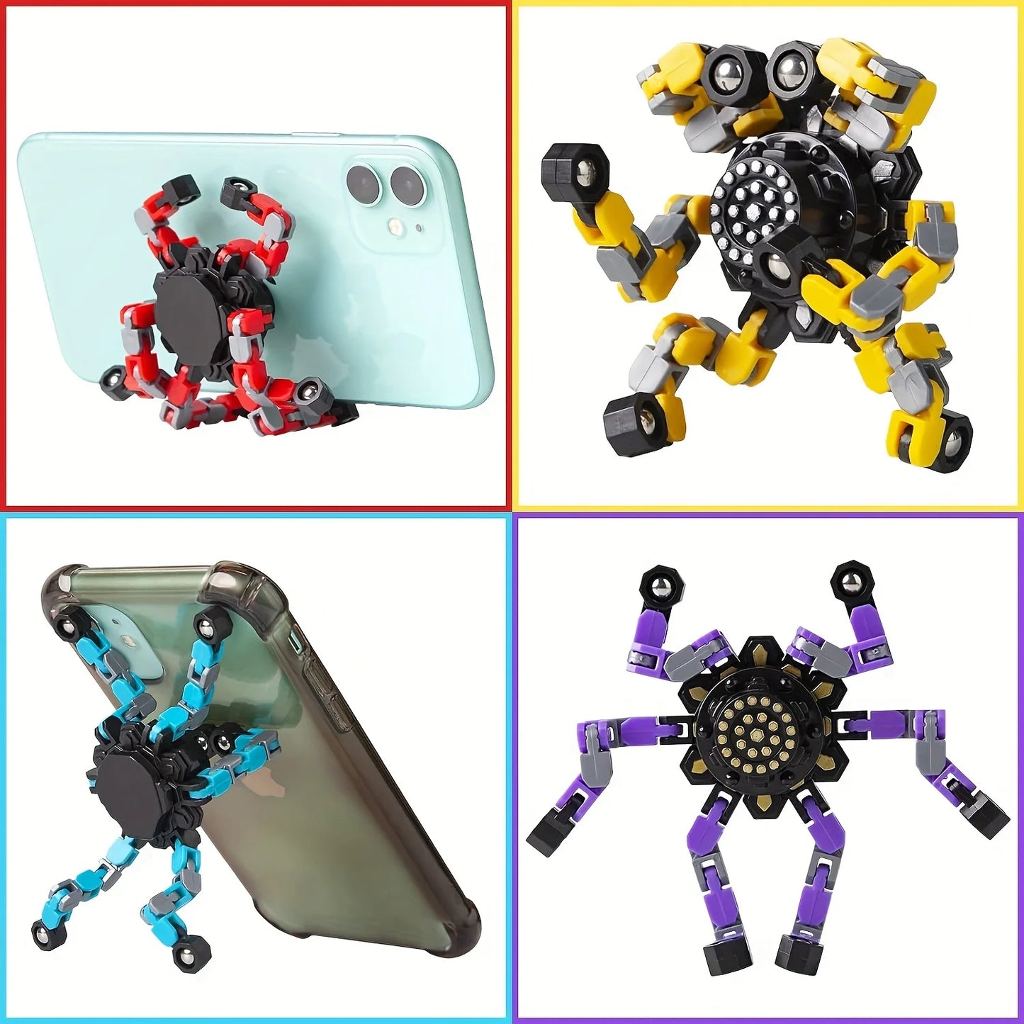 Transformable Fidget Spinners for Kids