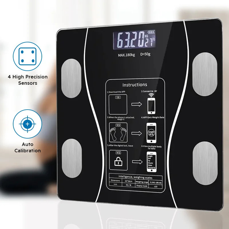 Smart Body Scale Wireless Weight Scale Body Composition Analyzer