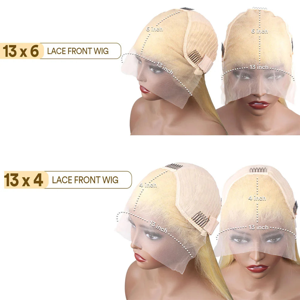 Honey Blonde HD Lace Frontal Wig.