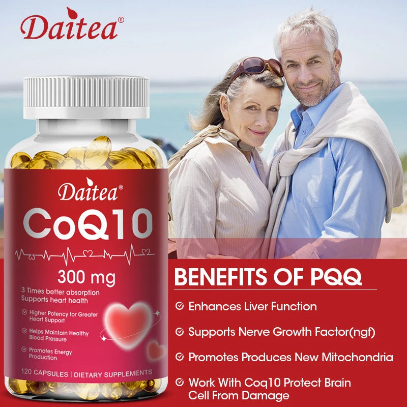 CoQ10 300mg Super 3x Absorption, Antioxidant, Heart Health and Energy