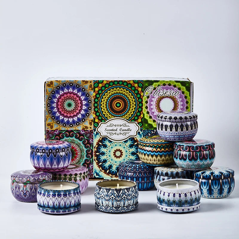 12pc Scented Candles Set.