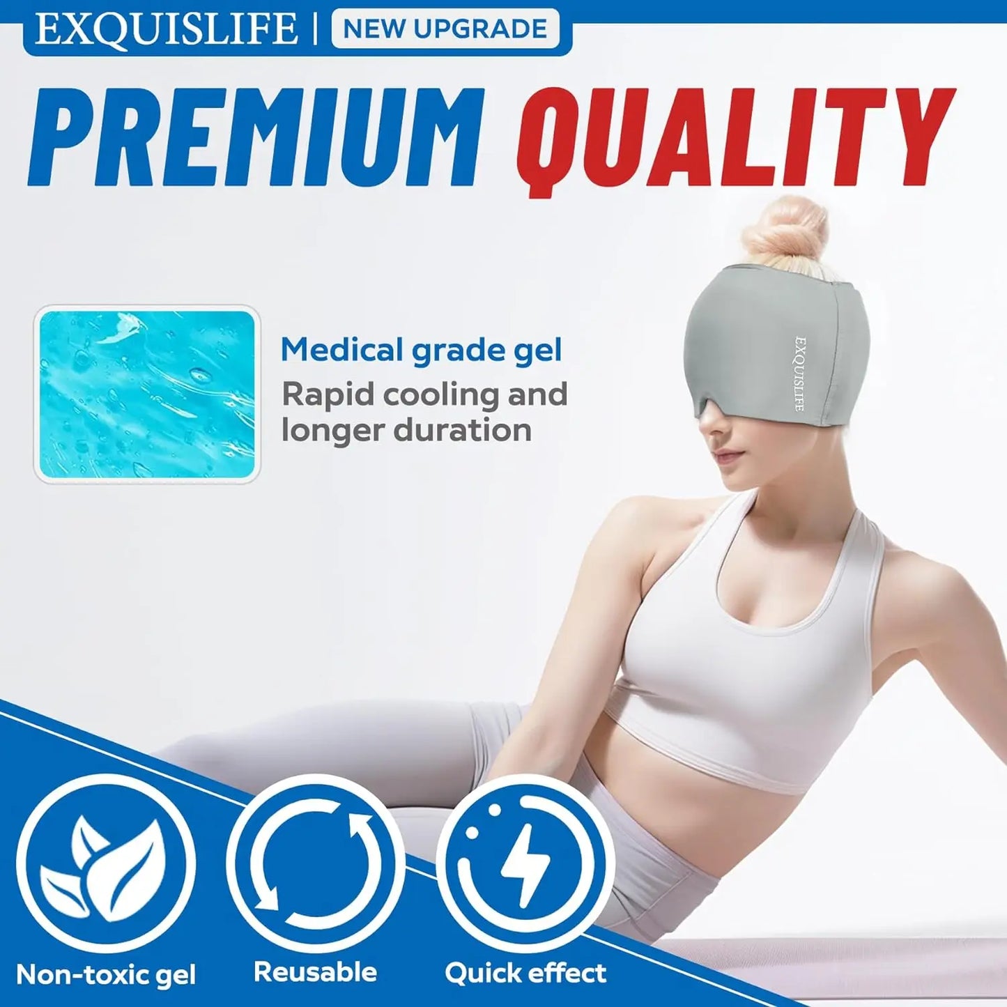 Face wrap for Puffy Eyes Tension Stress Headache