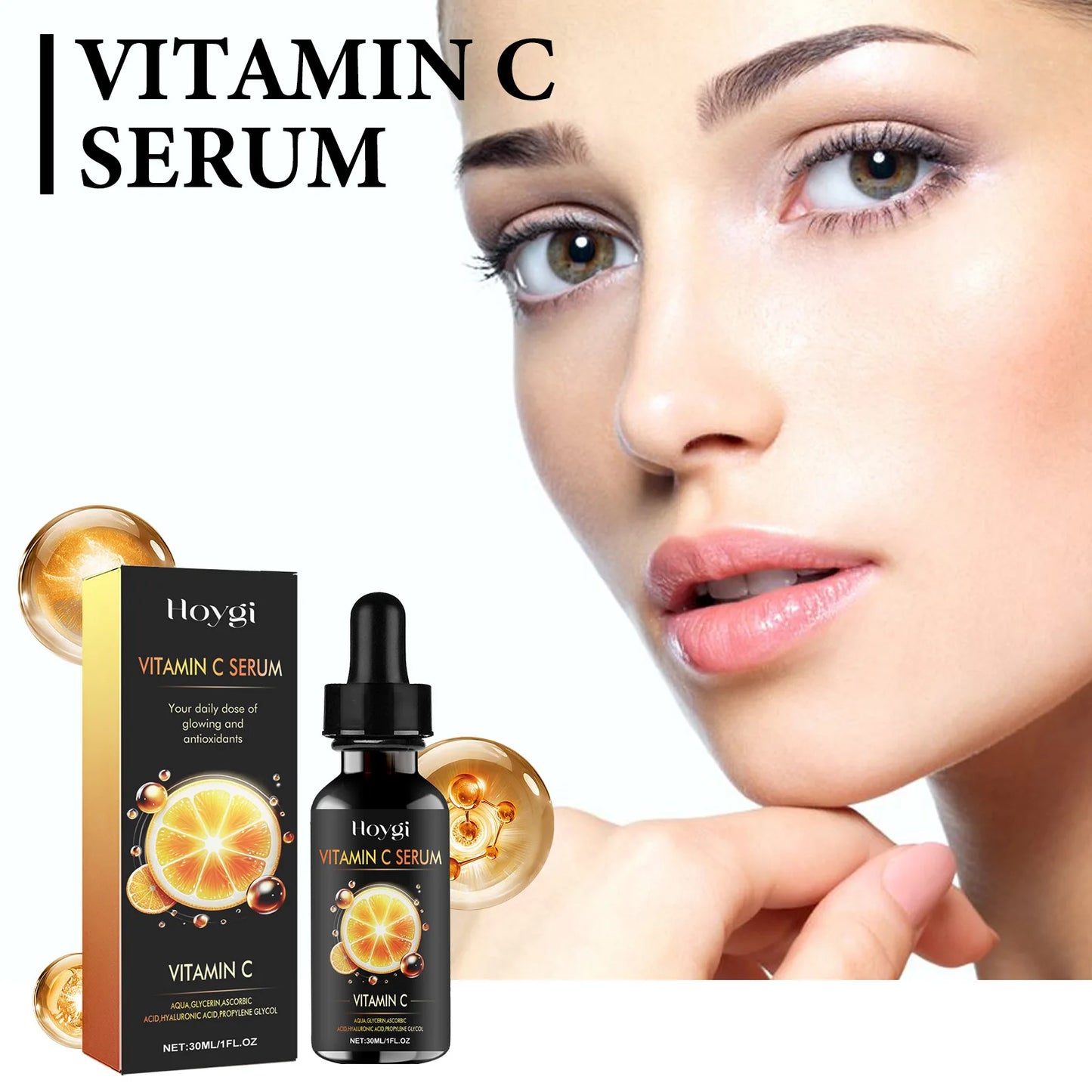 Vitamin C Nourish Face Serum Reduce Fine Line and Wrinkles.
