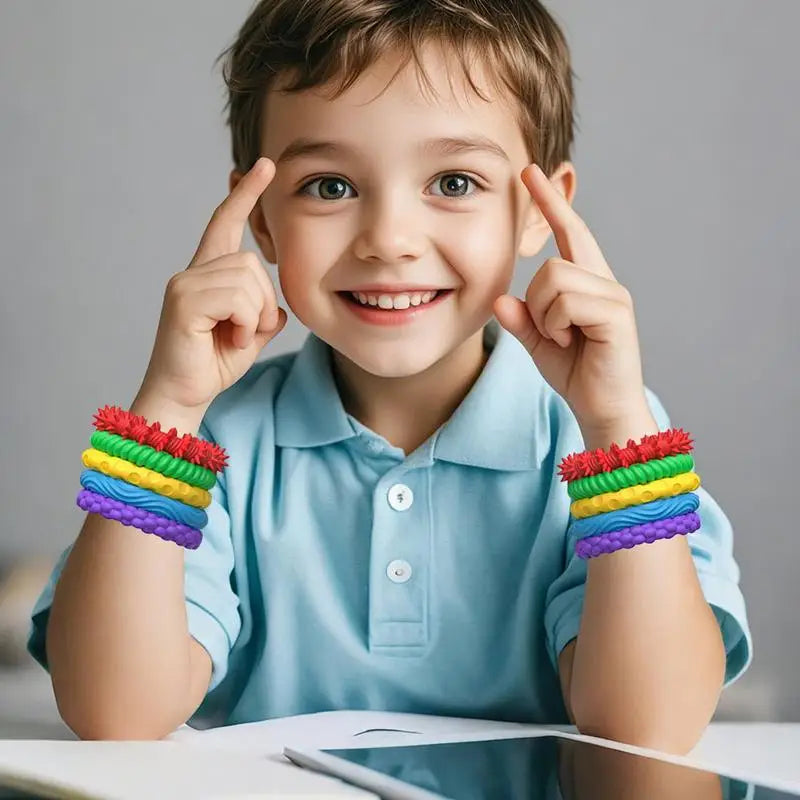 Fidget Bracelets Educational Silicone Calming Sensory Toy
