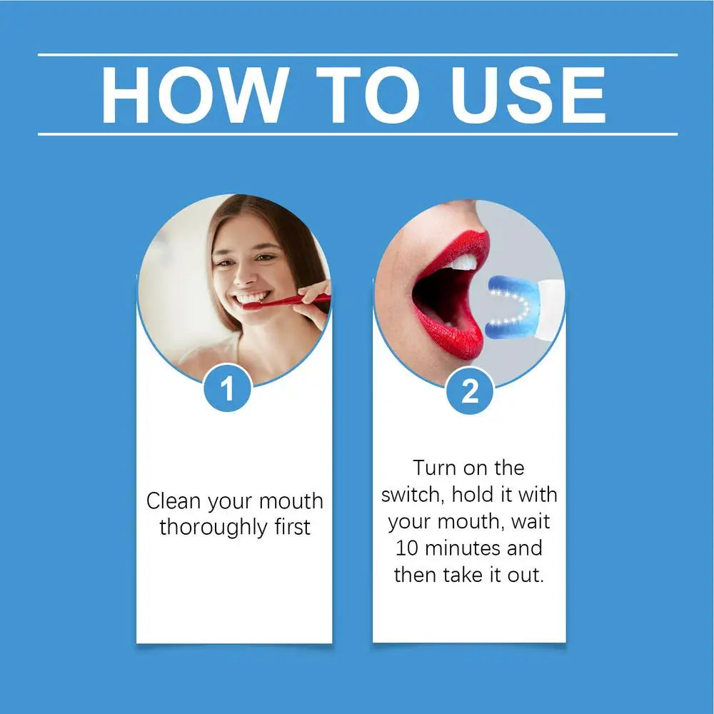 Tooth Cleaning Device Portable Removes Stains